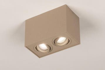 Rietveld Spots - Taupe - Metaal, Aluminium, Verzenden, Nieuw