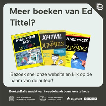 HTML en CSS voor Dummies / Voor Dummies - Ed Tittel, Verzenden, Gelezen, Ed Tittel