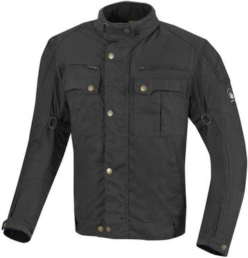 Merlin Perton Zwart Wax Motorjas, Nieuw met kaartje, Jas | textiel, Merlin, Heren