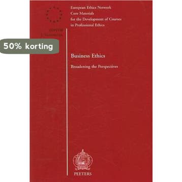 BUSINESS ETHICS / CORE MATERIALS FOR THE DEVELOPMENT OF, Verzenden, Gelezen, VERSTRAETEN  J.
