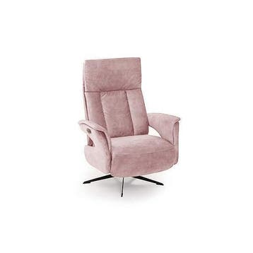 Relaxfauteuil Haarlo - relaxfauteuils - Roze, Nieuw, Stof