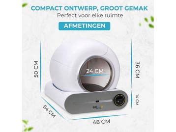 Eziclean K8i - Automatische Kattenbak Robot -, Dieren en Toebehoren, Verzenden, Zo goed als nieuw