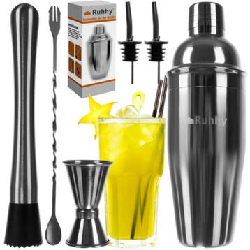 Ruhhy 6-delige Bartender Set: Perfecte Cocktails Elke Keer, Ophalen of Verzenden, Nieuw
