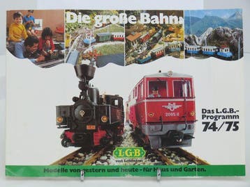 LGB von Lehmann Das LGB Programm 74/75 (Catalogie), Ophalen of Verzenden, Gebruikt, Overige typen