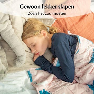 2dekans | EL-Life Verzwaringsdeken Kind 3,2kg - 100 x 150cm, Ophalen of Verzenden, Zo goed als nieuw