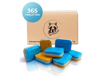 Veiling - Vaatwastabletten 365 stuks 3 laags jaar voorraad, Nieuw