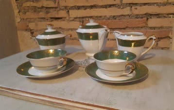 Limoges - GDA - Ontbijtservies (7) - Tête-à-Tête - Porselein