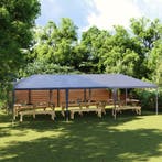 vidaXL Partytent 4x9 m blauw, Tuin en Terras, Partytenten, Verzenden, Nieuw, Partytent