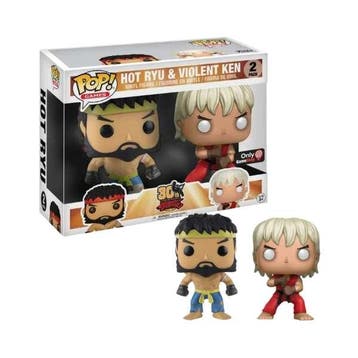 Funko Pop  Street Fighter  Violent Ken &amp; Hot Ryu   top, Verzamelen, Verzenden, Nieuw