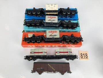 Märklin H0 - 4618 - Modeltrein goederenwagon (5) - 5 x, Nieuw