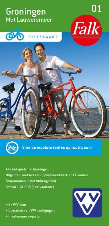 Fietskaart 01. Groningen |  | Nieuw, Ophalen of Verzenden, Nieuw