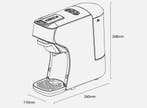 Capsule Koffiemachine 6-in-1 – Cups en Gemalen Koffie, Verzenden, Nieuw