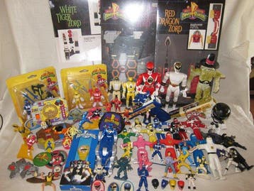 Bandai - Figuur - Mighty Morphin Power Rangers toys lot (65)