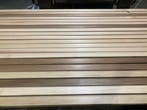 Western Red Cedar– lamellen - open gevel – rhombus, 15x58 mm, Ophalen, Minder dan 25 mm, Nieuw, Plank