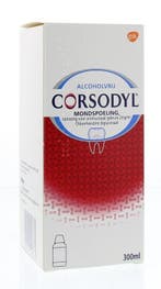 Corsodyl Mondspoeling 300 ml, Diversen, Verzenden, Nieuw