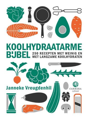 Koolhydraatarme Bijbel | Janneke Vreugdenhil | Nieuw, Ophalen of Verzenden, Nieuw, Janneke Vreugdenhil