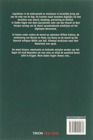 Doden liegen niet / True crime 9789043909969 B. Huisjes, Verzenden, Gelezen, B. Huisjes