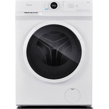 Nieuwe Midea wasmachine 9 KG label A inverter MF10EW90B, Energieklasse A of zuiniger, 1200 tot 1600 toeren, Verzenden, 8 tot 10 kg