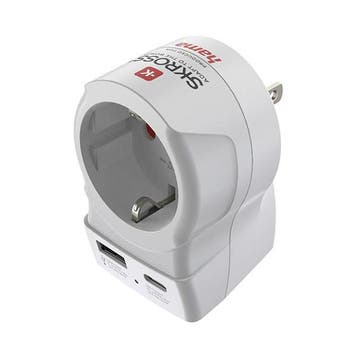 Reisstekker met USB | Hama | Europa naar Thailand, Verzenden, Nieuw