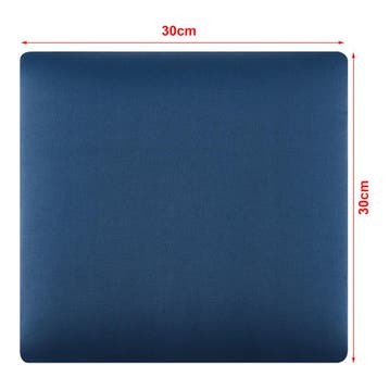 Gestoffeerde wandpanelen Carpino set van 4 fluweel 30x30 cm, Verzenden, Nieuw