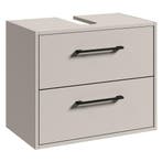 Wastafel Onderkast Florence 60 x 35 x 47 cm - Cashmere, Verzenden, Nieuw, Wastafelkast