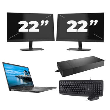 Dell Latitude 7420 -   i5-11e 16GB  - 256GB  + 2x 22 inch, Computers en Software, Windows Laptops, Qwerty, Verzenden, Refurbished