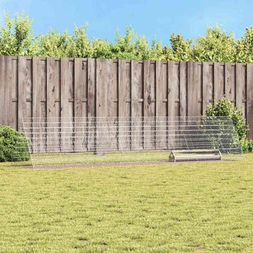 vidaXL Kippenhok zilver 430 x 100 x 85 cm Gegalvaniseerd, Dieren en Toebehoren, Verzenden, Nieuw
