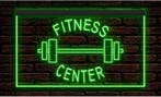 Fitness GYM neon bord lamp LED verlichting reclame lichtbak, Verzamelen, Merken en Reclamevoorwerpen, Verzenden, Nieuw
