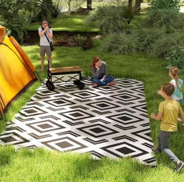 Weerbestendig Buitenkleed 182x274cm met Draagtas Tuin Terras, Verzenden, Nieuw