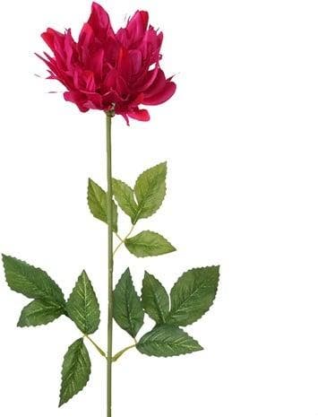 Dahlia Shaggy Fuchsia Zijden per stuk, Huis en Inrichting, Woonaccessoires | Kunstplanten en Kunstbloemen, Nieuw, Ophalen of Verzenden
