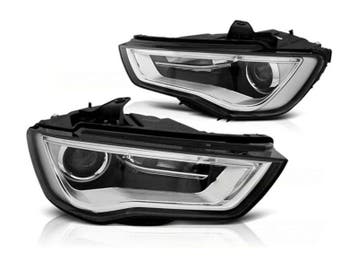 LED DRL Black koplamp units geschikt voor Audi A3 8V, Auto-onderdelen, Verlichting, Verzenden, Nieuw, Audi