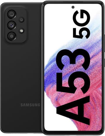 Samsung Galaxy A53 5G 128GB 6GB SM-A536B/DS Dual-SIM Zwart, Telecommunicatie, Mobiele telefoons | Samsung, Zwart, Touchscreen