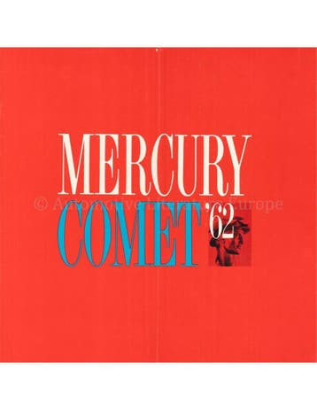 1962 MERCURY COMET BROCHURE ENGELS (USA), Boeken, Nieuw, Author