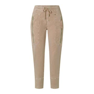 MAC • bruine velvet broek Future 2.08 casual • 36, Bruin, Verzenden, MAC, Nieuw