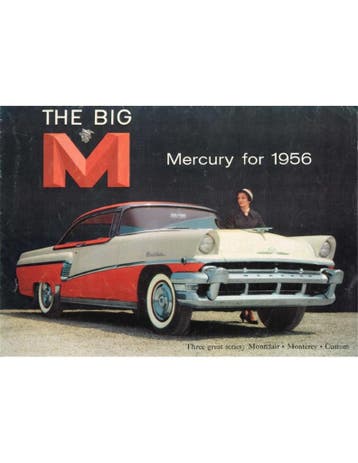 1956 MERCURY PROGRAMMA BROCHURE ENGELS (USA), Nieuw, Author