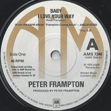 Peter Frampton - Baby I Love Your Way, Ophalen of Verzenden, Gebruikt