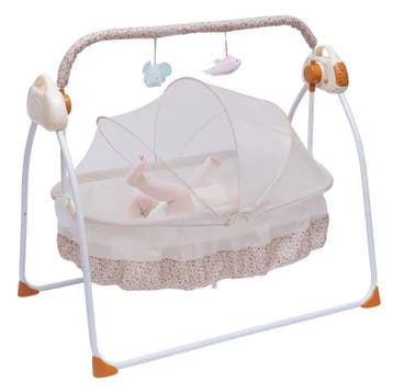 Elektrische Baby Wieg met Schommelfunctie, Opvouwbaar, Kinderen en Baby's, Babywiegjes en Ledikanten, Verzenden, Nieuw