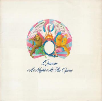 Queen - A Night At The Opera (LP 1975) NL, Ophalen of Verzenden, Gebruikt