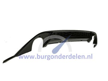Diffuser Met 2X Uitlaat Gat Hoogglans Zwart Geschikt Voor..., Volkswagen, Nieuw, Ophalen of Verzenden, Achter
