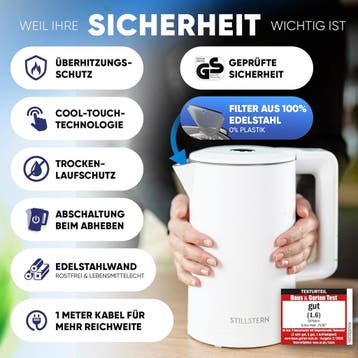 Waterkoker met temperatuurregeling - Warmhoudfunctie - RVS -, Witgoed en Apparatuur, Waterkokers, Verzenden, Zo goed als nieuw
