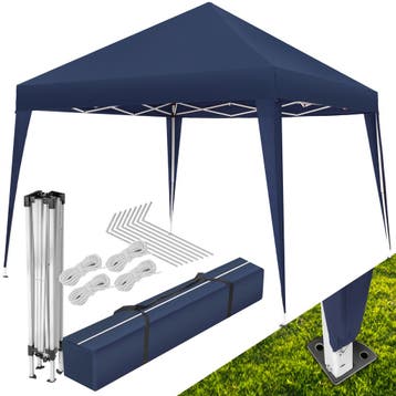 Tuinpaviljoen Linosa opvouwbaar 3x3m - blauw, Tuin en Terras, Partytenten, Verzenden, Nieuw
