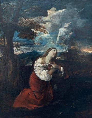 Pier Francesco Mola (1612-1666), Toegeschreven aan - Santa