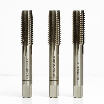 M20 HSS Handtappenset, metrisch, 3-dlg , DIN 352 (Stap 2,5), Verzenden, Nieuw