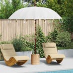 vidaXL Balinese Parasol Crème 220 x 220 x 260 cm, Verzenden, Nieuw, 2 tot 3 meter