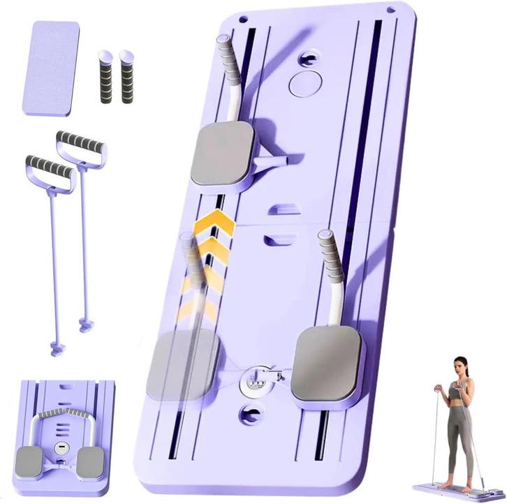 Opvouwbare Pilates Machine | Tweedekansje | OP=OP, Sport en Fitness, Fitnessapparatuur, Armen, Nieuw, Kunststof, Overige typen