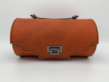 Handtas oranje  round handbag, Ophalen of Verzenden, Nieuw