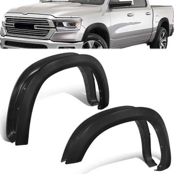 ABS Scherm Verbreders Zwart Dodge Ram, Auto-onderdelen, Ophalen of Verzenden, Nieuw, Dodge, Spatbord