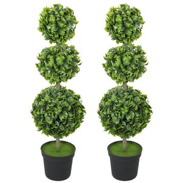 TRUUSK Kunstplanten In Pot - Kunststof Bladeren - Beflockte, Huis en Inrichting, Woonaccessoires | Vazen, Verzenden, Nieuw
