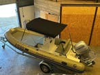 Te koop: Capelli Tempest 530 inclusief 100 PK Honda, Watersport en Boten, Rubberboten, 70 tot 120 pk, Zo goed als nieuw, Benzine