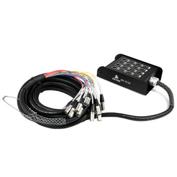 Devine SNC-10-12-4 Stagesnake XLR multikabel 12-weg 10 meter, Verzenden, Nieuw